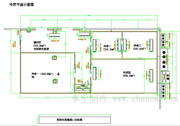 冷库图纸讲解图片